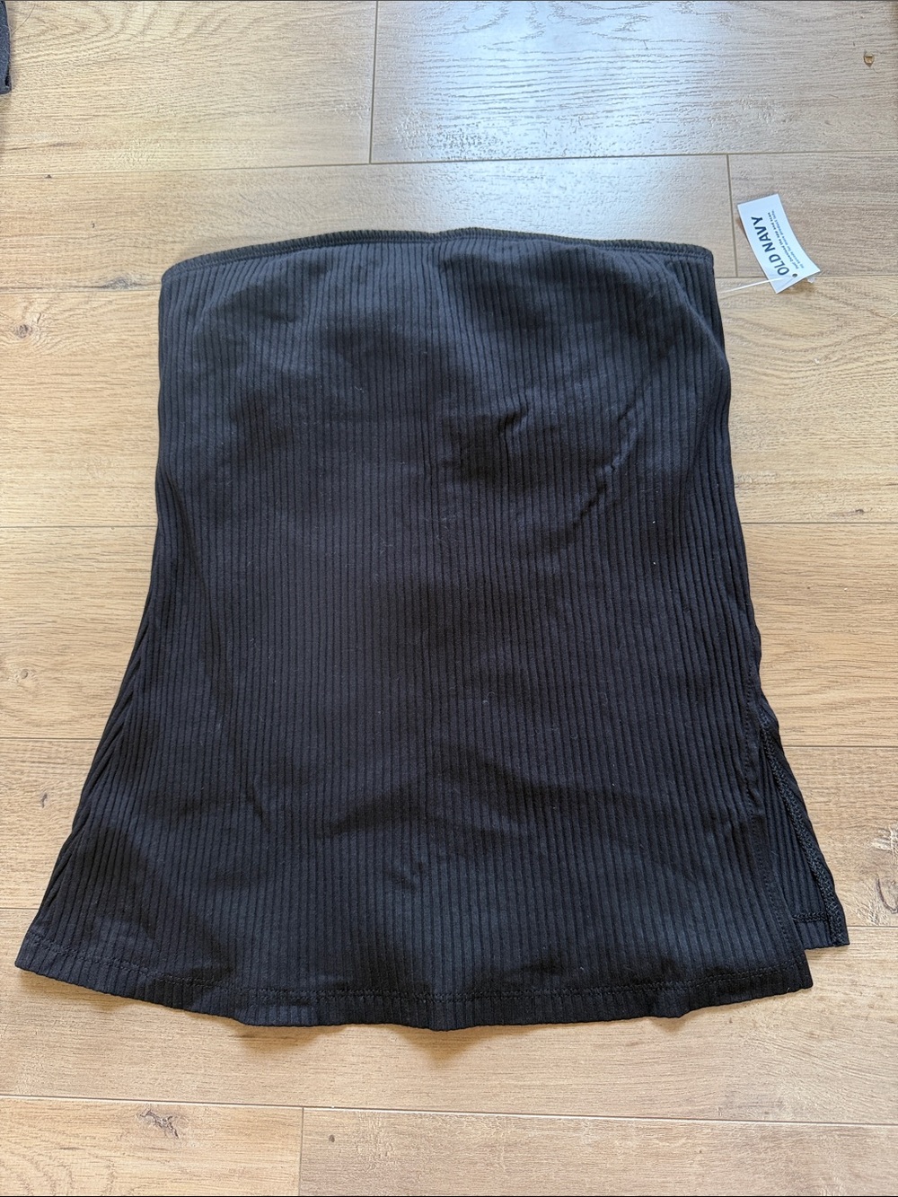 Old Navy Black Ribbed Mini Tube Top
